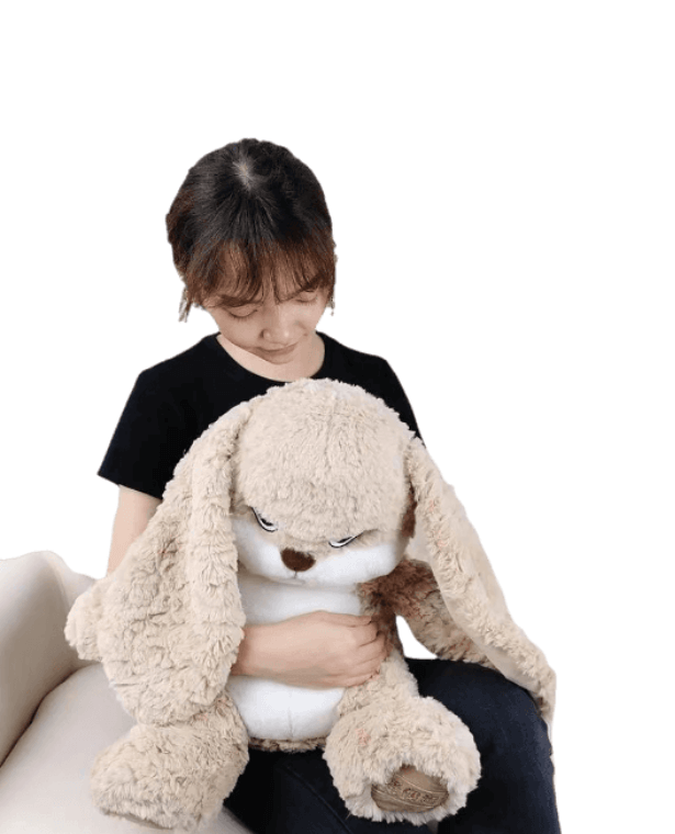 Angry Rabbit Plush Doll 35/45/65cm Large Size Cute Toys Girls Boys Animal Plushie Kawaii Room Decor Toy Dolls Soft Throw Pillow Christmas Gifts Toys