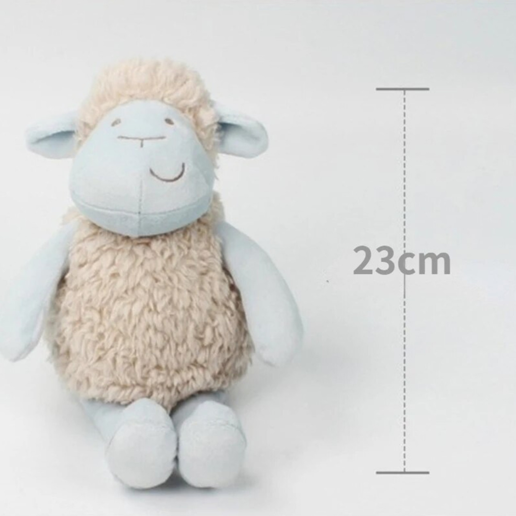 Soft Plushie Lamb  Stuffed Animal Sheep Dolls 23cm For Kids Gift Baby Appease Toy Cute Nap Plush Pillow For Girlfriend Toys Gifts size