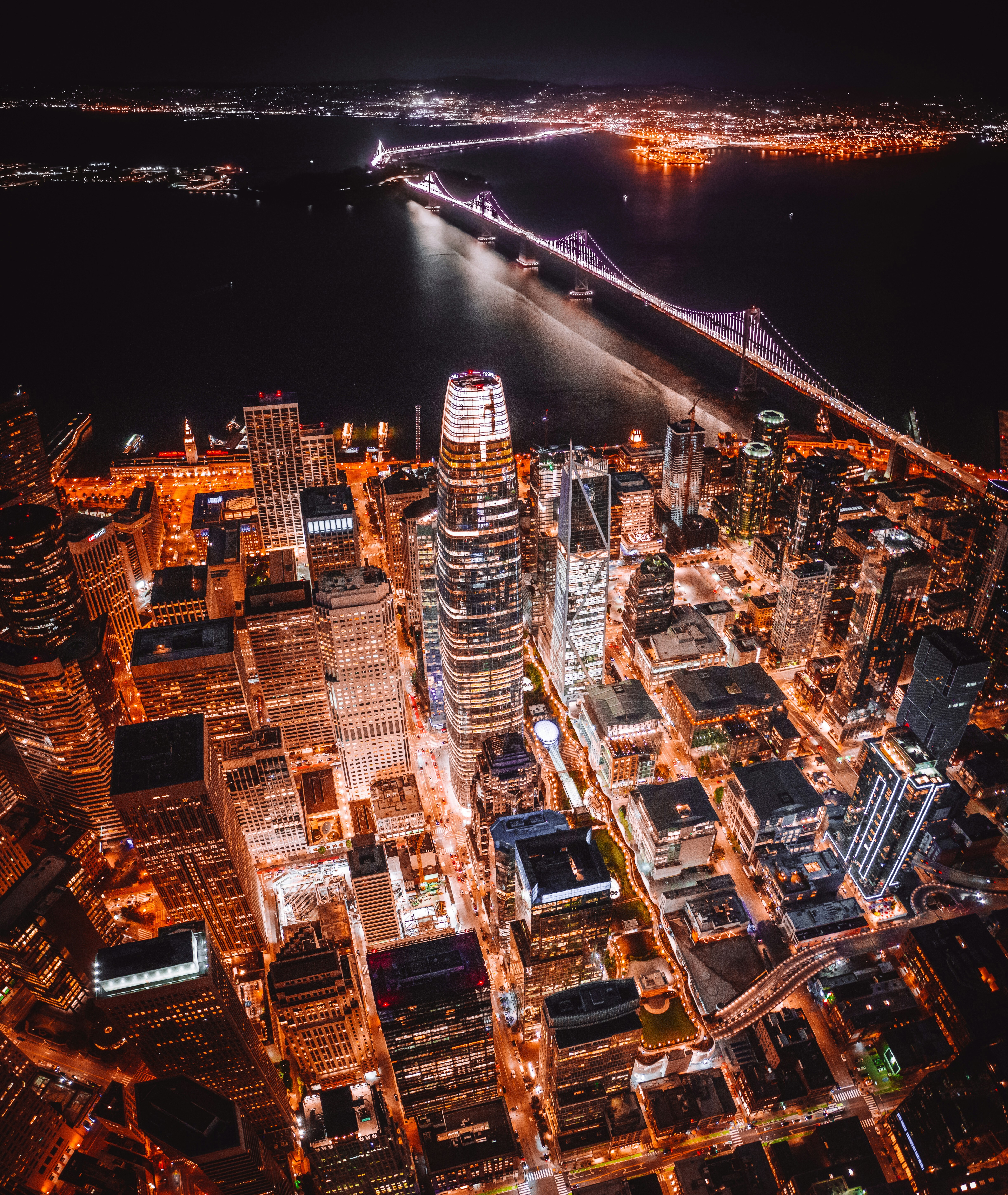 Salesforce Tower, SFO    USA Poster United States of America San Francisco California Transbay Towers Skyscrappers American paper posters prints