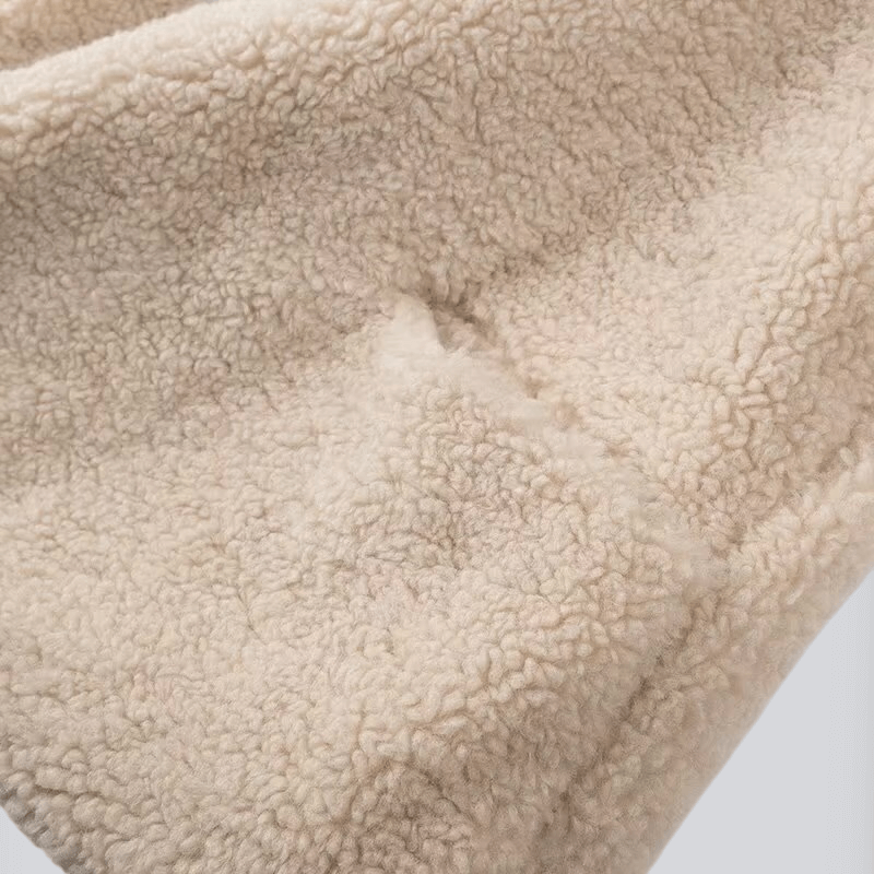 Women’s woman womens petite-, tall-, plus-, size Winter Fashion Warm Plush Ladies Casual Turn-Down Collar Thick Female Vintage Long Sleeves button-up irregular close patch pockets Outerwear in light Apricot Outwear Jackets Coats