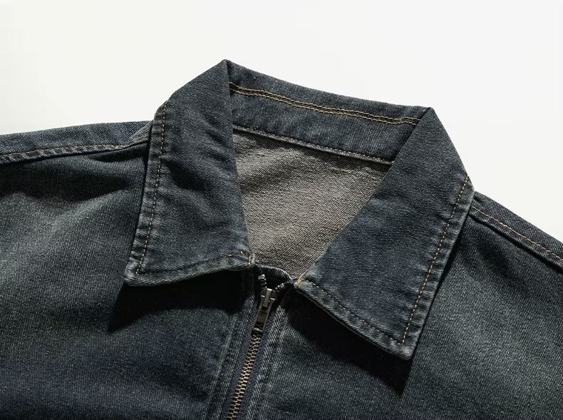 Men&rsquo;s man mens petite-, tall-, plus-, size Trending Light Travel Trendy Spring Summer Fall Autumn Winter all-season formal office commute workwear Outerwear distressed washed denim Jacket outdoor Outwear Jackets in dark blue