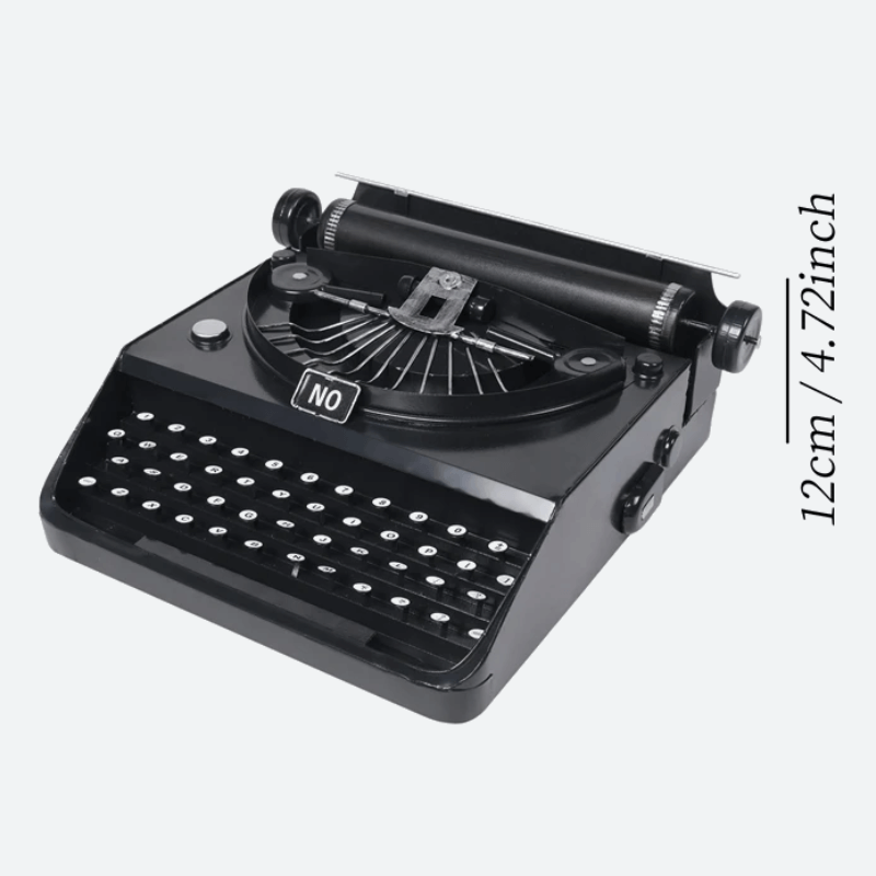 Retro Old-Fashioned Typewriter Home decoration model props ornaments Best gifts for kids Children vintage classic style typewriters in black gifting