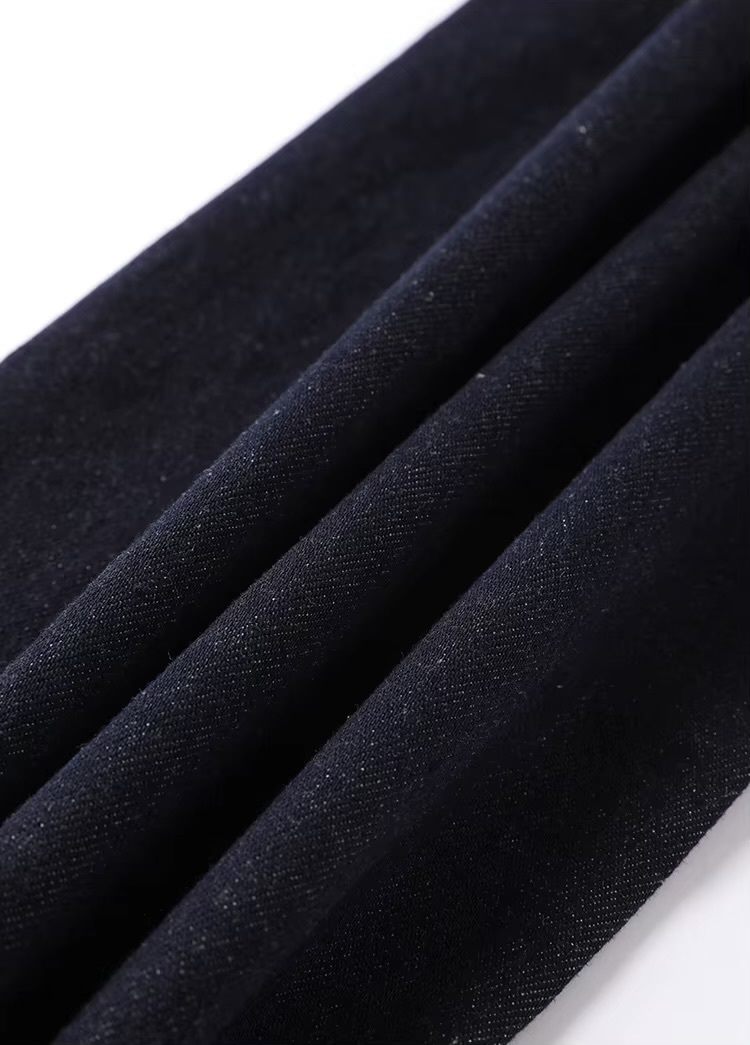 Women&rsquo;s woman womens petite-, tall-, plus-, size Light Luxury High-Quality casual office wfh workwear evening party wear Cotton denim mid-rise straight cut denim jeans Trouser pants in dark blue black