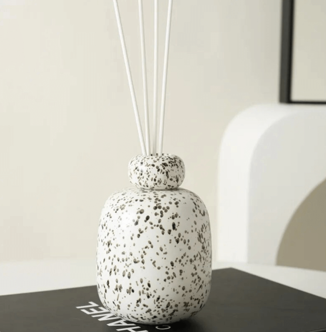 Aroma Diffuser Bottle with Sticks speckled   Room Decor Home Empty Room Fragrance Perfume Diffusers Stick Bottles