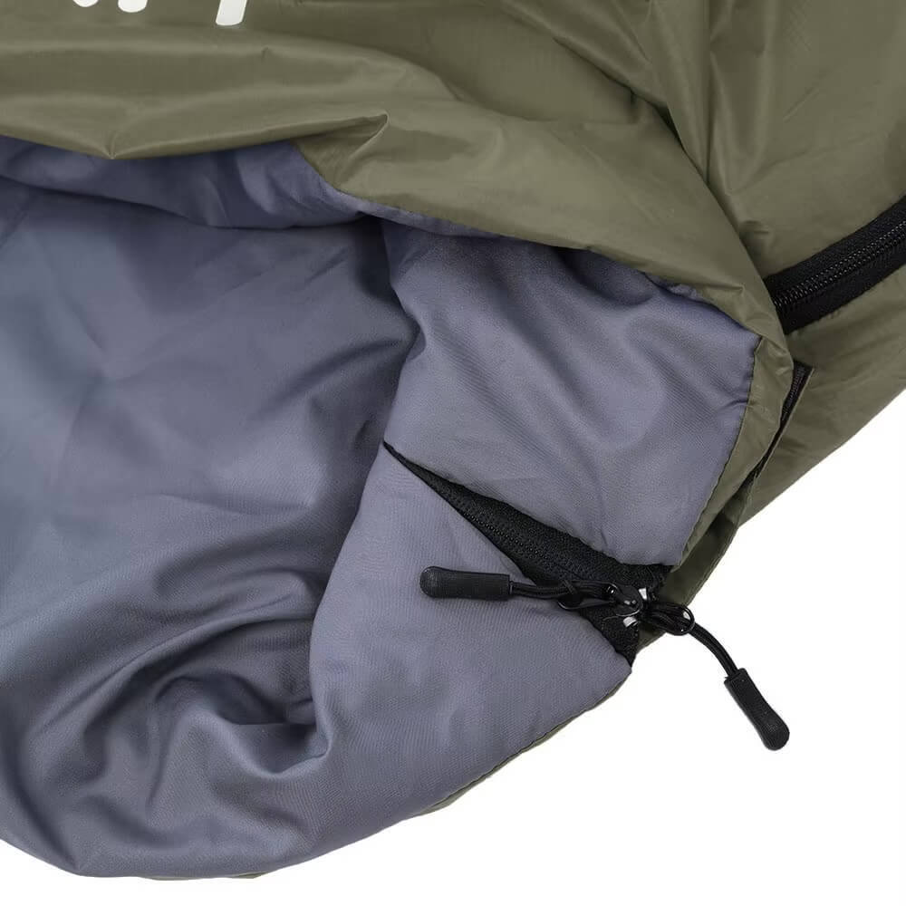Sleeping Bag    190 * 75cm Outdoor envelope camping travel hiking multifunction ultra-light bags 680g in army green LIXADA mi festival gig gear