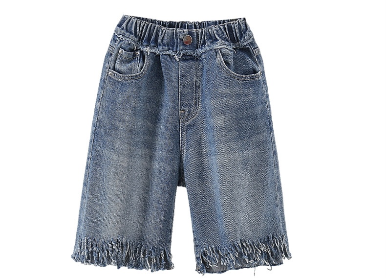 Girls Blue Denim Shorts