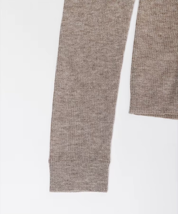 Women&rsquo;s woman womens petite-, tall-, plus-, size Light Luxury High-Quality wool long sleeves angular v-neck knit SoftWool sweater tops sweaters in purple beige color