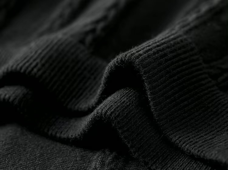 Classic Midi Skirt black      Women&rsquo;s vintage viscose blend knitted elegant pleated mid rise elastic waist solid simple A-line mid-calf midi-skirts for woman Fall Autumn Winter Spring womens fashion office lady wfh workwear style pleats  #W44Q57643