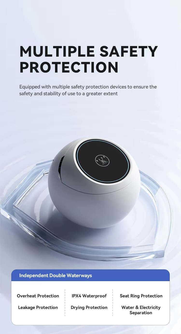 Smart Toilet     Egg shape design Intelligent automatic operation flushing toilet bowl WC ceramic Bathroom toilets in white
