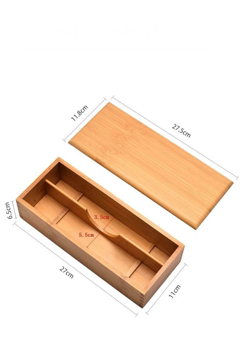 Japanese Flatware Box    Chopstick box with lid, hotel spoon, fork, cutlery storage boxes, kitchen supplies compartment baskets