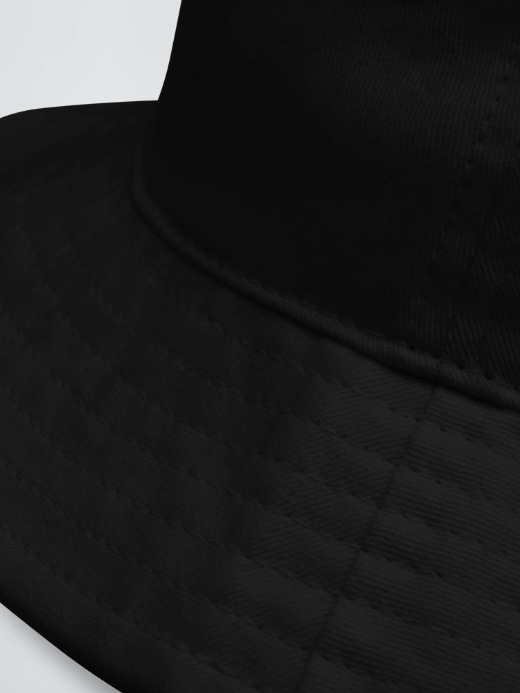 nun Bucket Hat   unisex Genderful Women’s Men’s Unisex anywear summer festival sun hats for woman man in black with white letter pattern embroidered on front, Mens womens getaway holiday vacation beachwear embroidery Headwear
