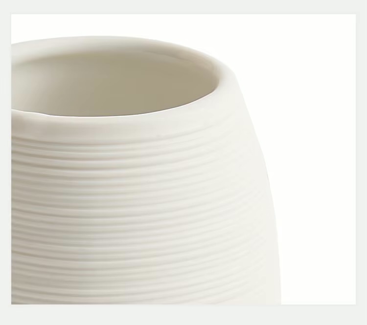 Brushed Ceramic porcelain Milk Jug Gravy Boat Handleless Honey Milk Cup Milk Restaurant Steak Sauce Pot Seasoning Pots Creative Seasoning Jugs Tool in white