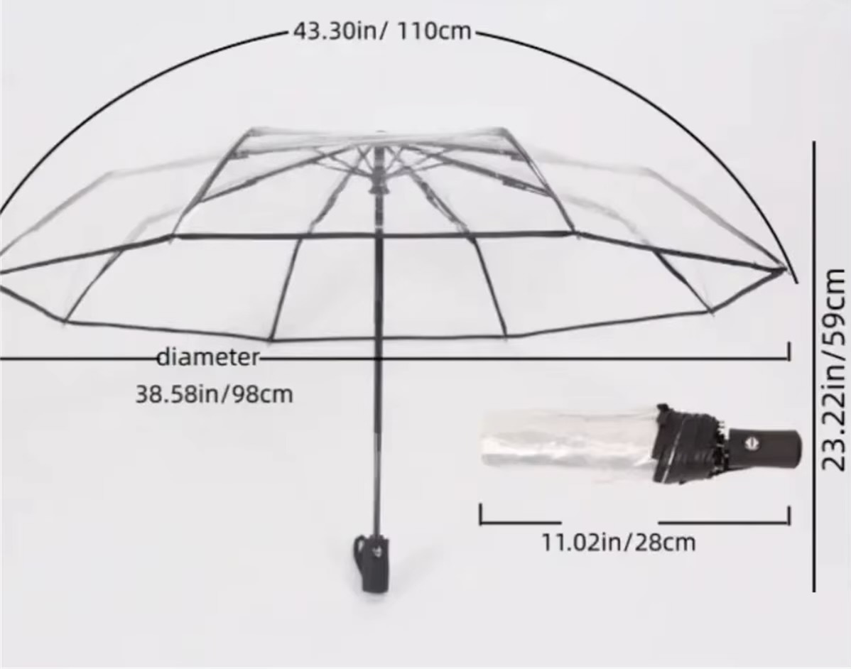 Before opening the umbrella, please shake the umbrella left and right, shake the umbrella ribs and umbrella cloth, and open the umbrella to avoid sudden opening of the umbrella causing distortion and damage to the skeleton.