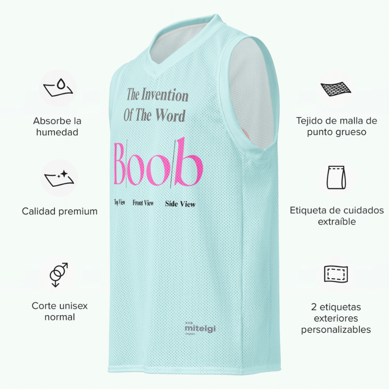 Women’s Basketball Jersey pink   Sports activewear V-neck sleeveless tank strap breathable hollow-out  mesh top for woman in cyan with pink accent Gray grey miteigi logo Womens petite-, tall-, plus-, size fitness Jerseys tops
