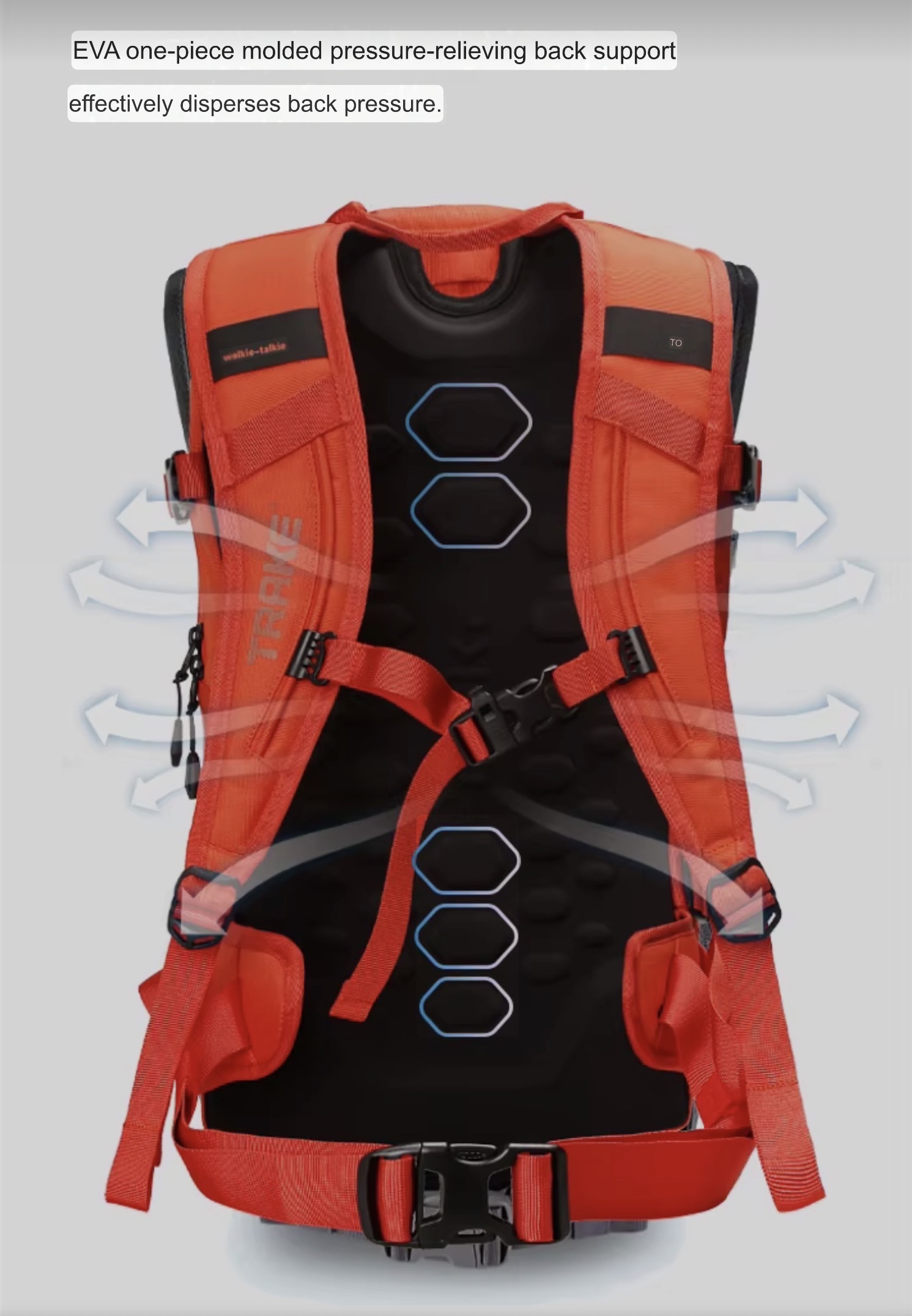 Ski Rucksack Ski Backpack Multi-Functional Backpacks Large Capacity Sports Board Dry Wet Separation Boarding Snow Bags Outdoors camping skiing in Pumpkin Yellow, Mist Light Gray, Orange, Black, Lime Yellow, Purple