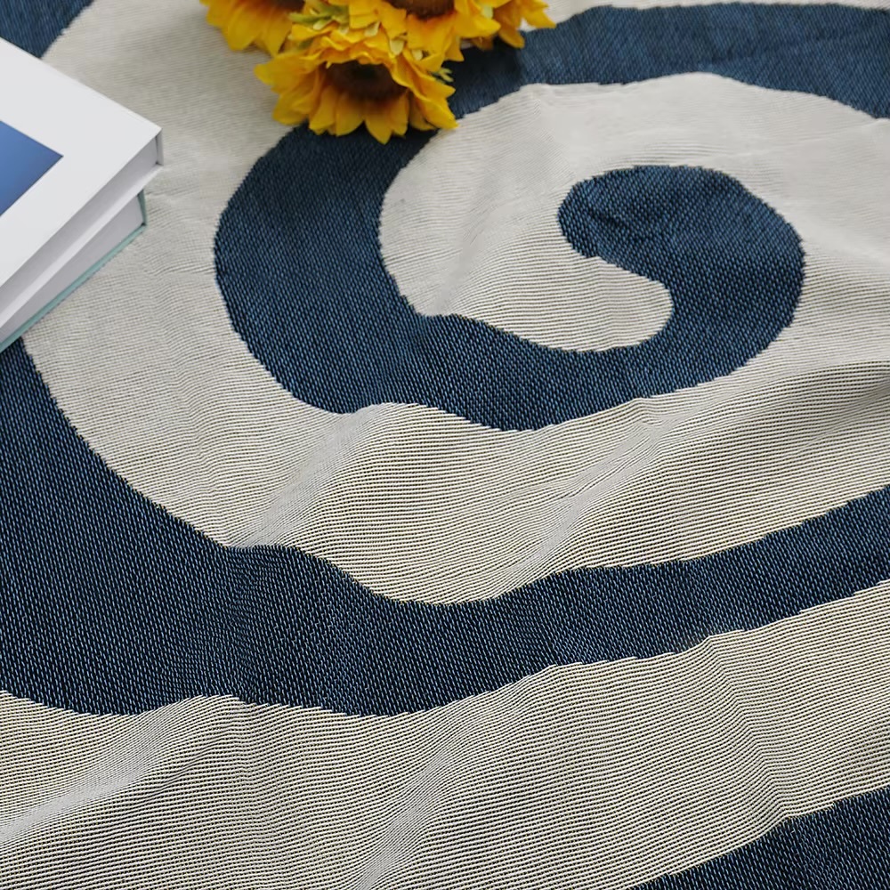 Vortex Tapestry Blanket      100% Cotton Bohemian Ins style blue sofa chair thread indoor decorative boho outdoor camping multifunctional picnic mats bohemia throw 125x150cm