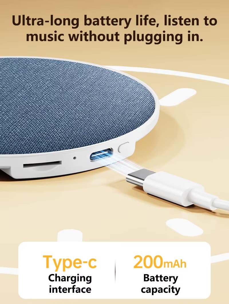 Home Bedroom Lenovo Pillow Side Sleep Aid Speaker Ultrasonic Sleep Aid Speaker High Dynamic Sound Quality Butterfly Bluetooth Speakers Electronics in blue with white accent