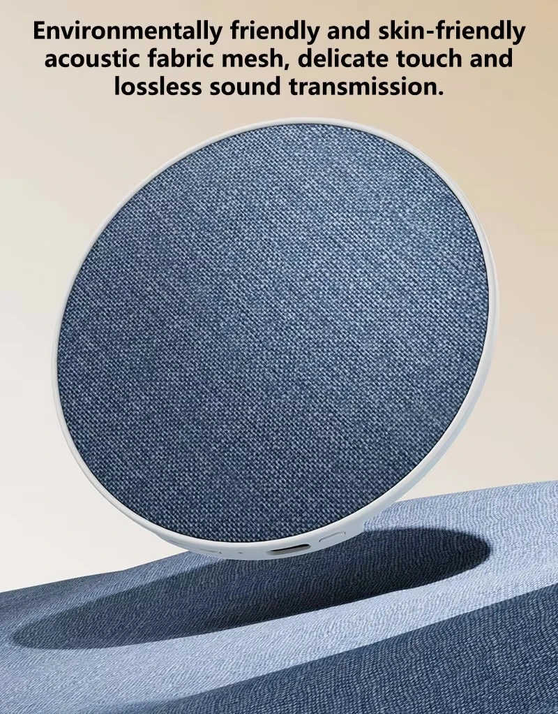 Home Bedroom Lenovo Pillow Side Sleep Aid Speaker Ultrasonic Sleep Aid Speaker High Dynamic Sound Quality Butterfly Bluetooth Speakers Electronics in blue with white accent