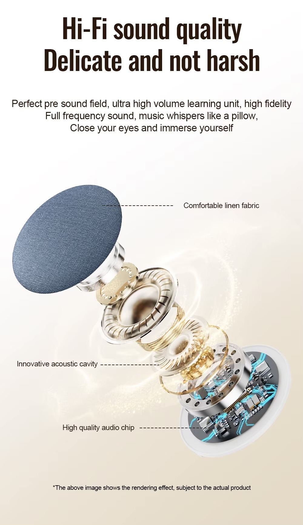 Home Bedroom Lenovo Pillow Side Sleep Aid Speaker Ultrasonic Sleep Aid Speaker High Dynamic Sound Quality Butterfly Bluetooth Speakers Electronics in blue with white accent