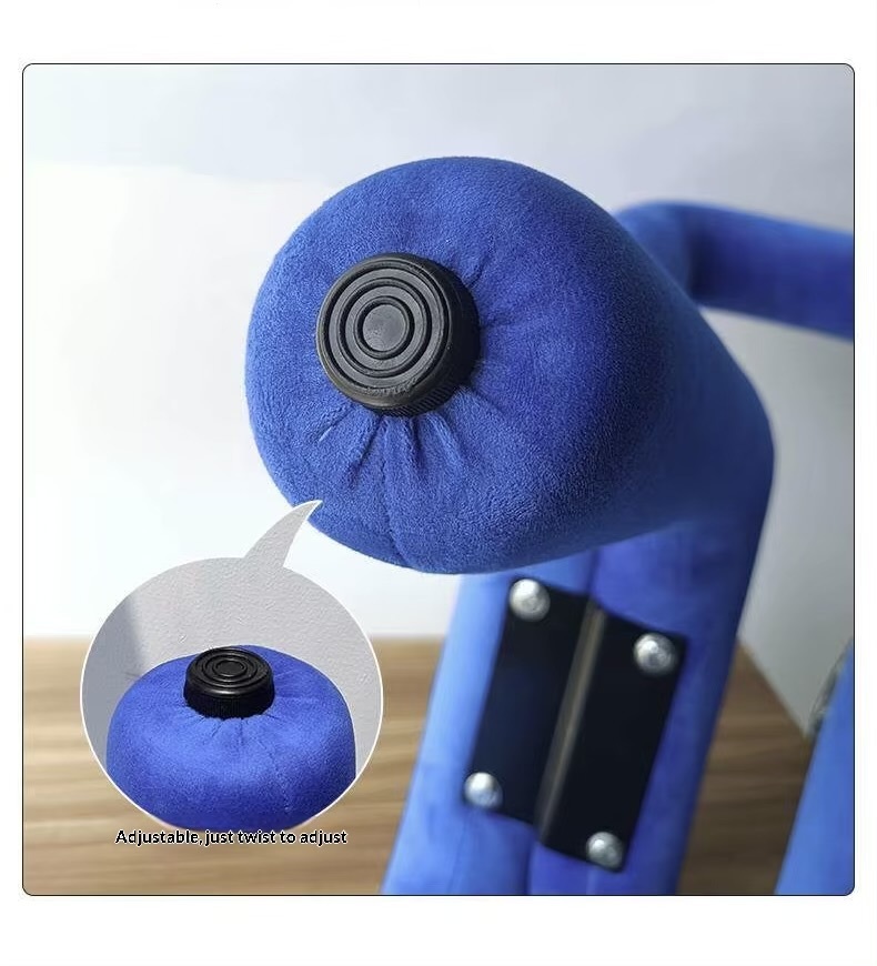 Plush, Soft Norway Scandinavia Scandinavian Norwegian Nordic style Creative Curved Upholstered tube seating for Bedroom Dining Living Room Relaxation Minimalist Octopus Chair Fashion Furniture Chairs in blue