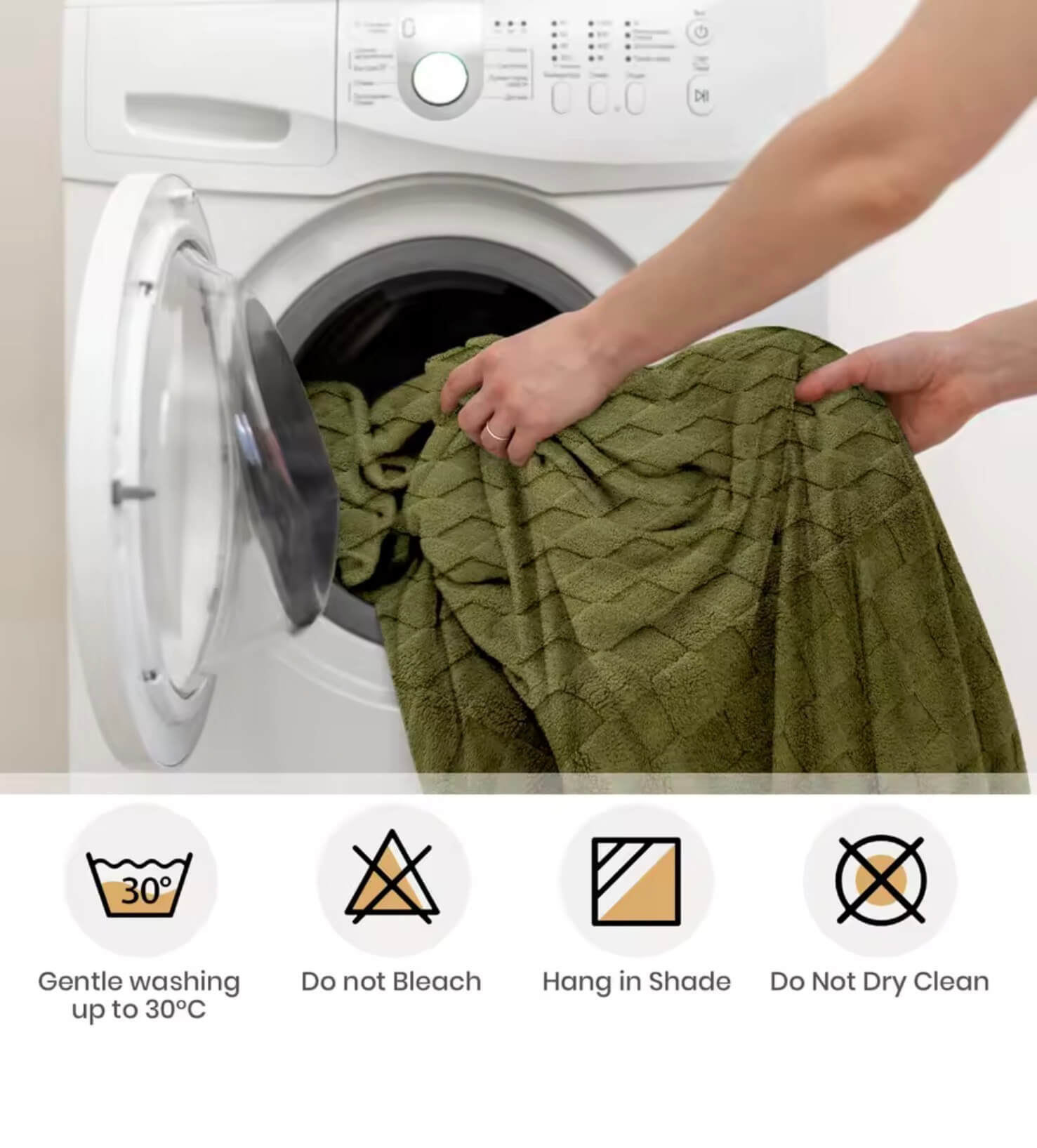 Good Nite Sofa Throw Blanket Throw Fleece Blanket Cosy Warm Large Bed Throws for Sofas Couch Bed and Car Double size bedding in green