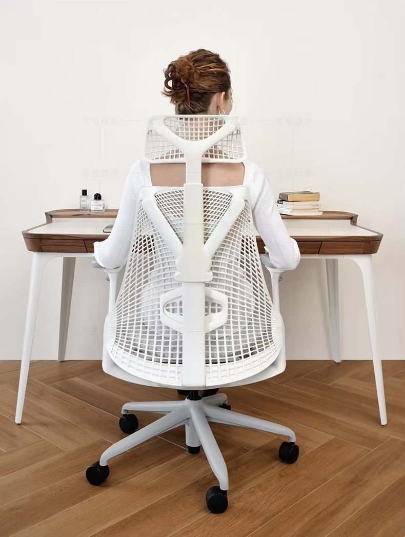 Norway Scandinavia Scandinavian Norwegian Nordic Style Cafe Dining Macaron pastel Colors Restaurant Metal Gaming Chair for Bedroom Living Room Relaxation Furniture Chairs in white with light Gray grey accent color
