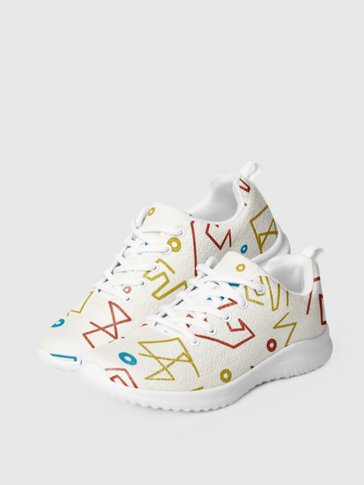 Athletic Geo Shoes        Women’s Casual sneakers Fashion Breathable Elegant Womens multicolor Flats Luxury Footwear for Woman trainers