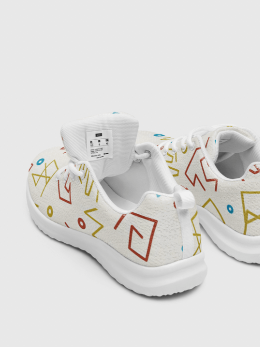 Athletic Geo Shoes        Women’s Casual sneakers Fashion Breathable Elegant Womens multicolor Flats Luxury Footwear for Woman trainers