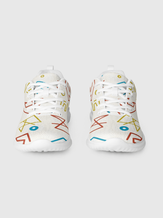 Athletic Geo Shoes        Women’s Casual sneakers Fashion Breathable Elegant Womens multicolor Flats Luxury Footwear for Woman trainers