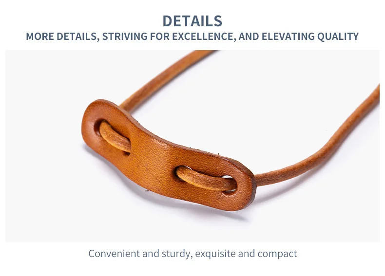 Women’s woman womens Men’s man mens Genuine Leather Sunglasses Storage Rope Case Eyewear Hanging Neck Strap Chain Anti Fall Reading Glasses Clip Lanyards pendant cases in brown, burgundy, dark green, coffee color