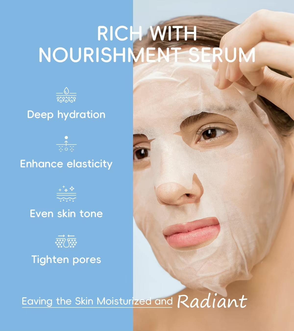 Women’s woman womens Men’s man mens Unisex Genflex Gender Neutral Genderfluid office commute workwear luxury LAIKOU Milk Silky Hydrating Mask Brightening Collagen Sheet Mask Anti-Age Skin Care Moisturizing rejuvenating Face Mask 25g*20pcs 20-Piece pack in white