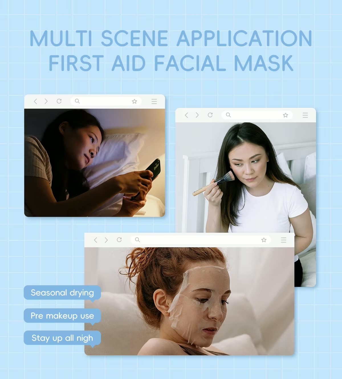 Women’s woman womens Men’s man mens Unisex Genflex Gender Neutral Genderfluid office commute workwear luxury LAIKOU Milk Silky Hydrating Mask Brightening Collagen Sheet Mask Anti-Age Skin Care Moisturizing rejuvenating Face Mask 25g*20pcs 20-Piece pack in white