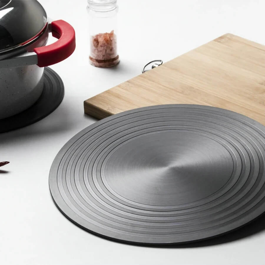 Kitchen cooker Heat Conduction Plate For Gas Stove Non-Stick Coating Heat Diffuser Induction Plates Household Thaw Board 24cm, 28cm