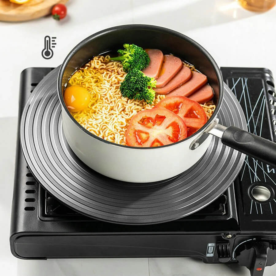 Kitchen cooker Heat Conduction Plate For Gas Stove Non-Stick Coating Heat Diffuser Induction Plates Household Thaw Board 24cm, 28cm