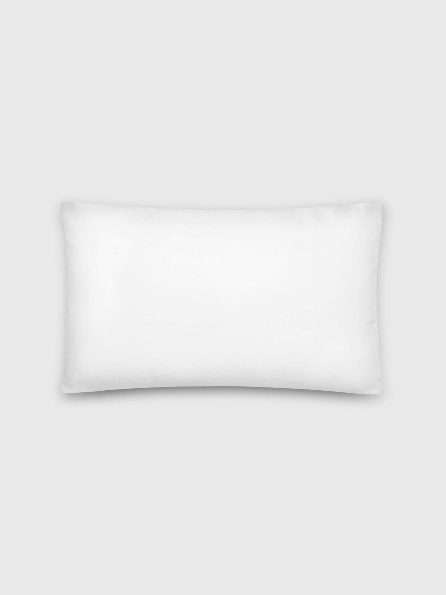 Retro Rediffusion London Pillow   Vintage classic English British tv television studio stage company logo Decorative Pillowcases in white with black ink letter design one sided Pillows case Covers England U.K. United Kingdom Great Britain T.V. Stage production companies 20″×12″