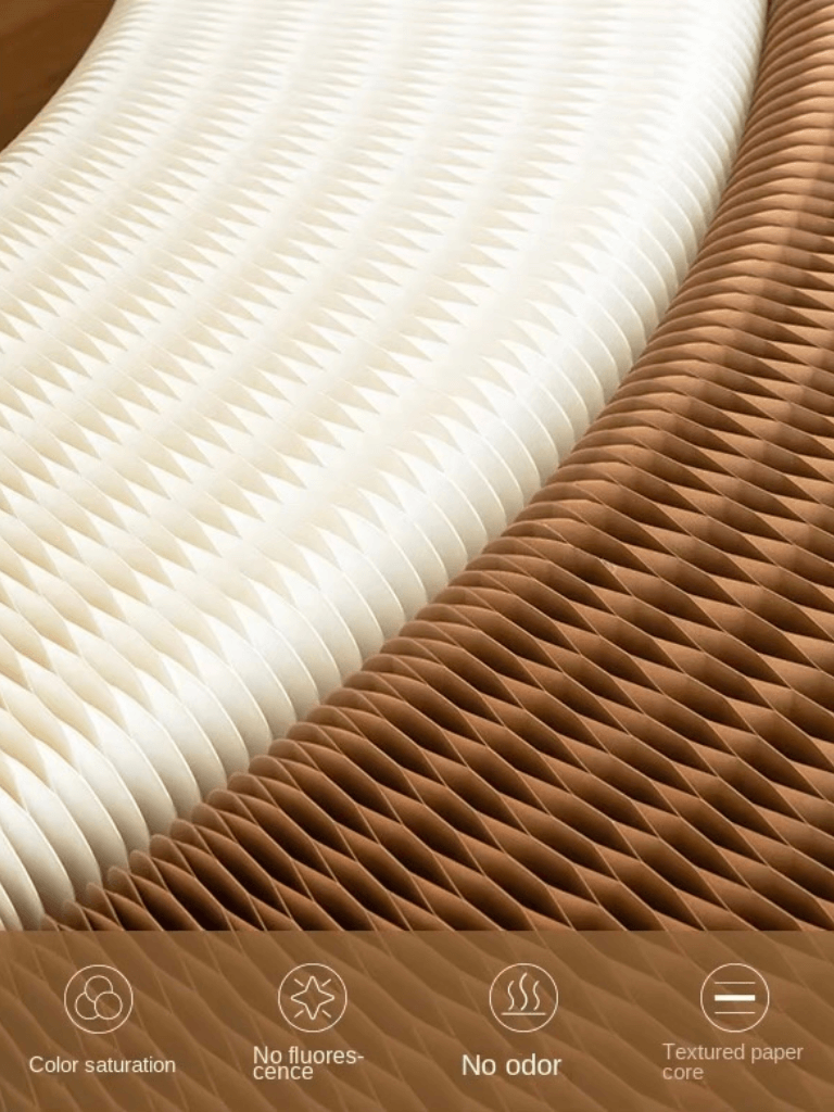 Eighteen Paper Organ accordion Folding Stool Bench Magnetic Standby Guest Chair Ottoman Bed Tail Retractable Home Multi-functional Stools Can Be Stacked Office Home Benches Furniture in white brown color