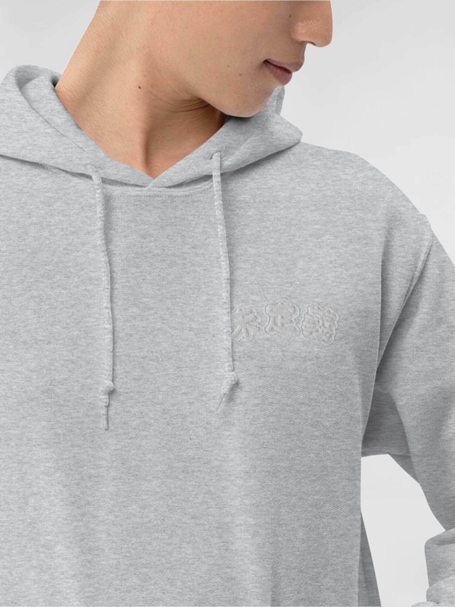 Gildan x miteigi Arch Logo Hoodie gray    Unisex Anywear Men’s Women’s long sleeves hooded kanga pouch sweatshirts for tall plus size man woman  miteigi logo-branded in white with platinum red pattern MiteigiYūki fitness gym running sports mens womens sportswear