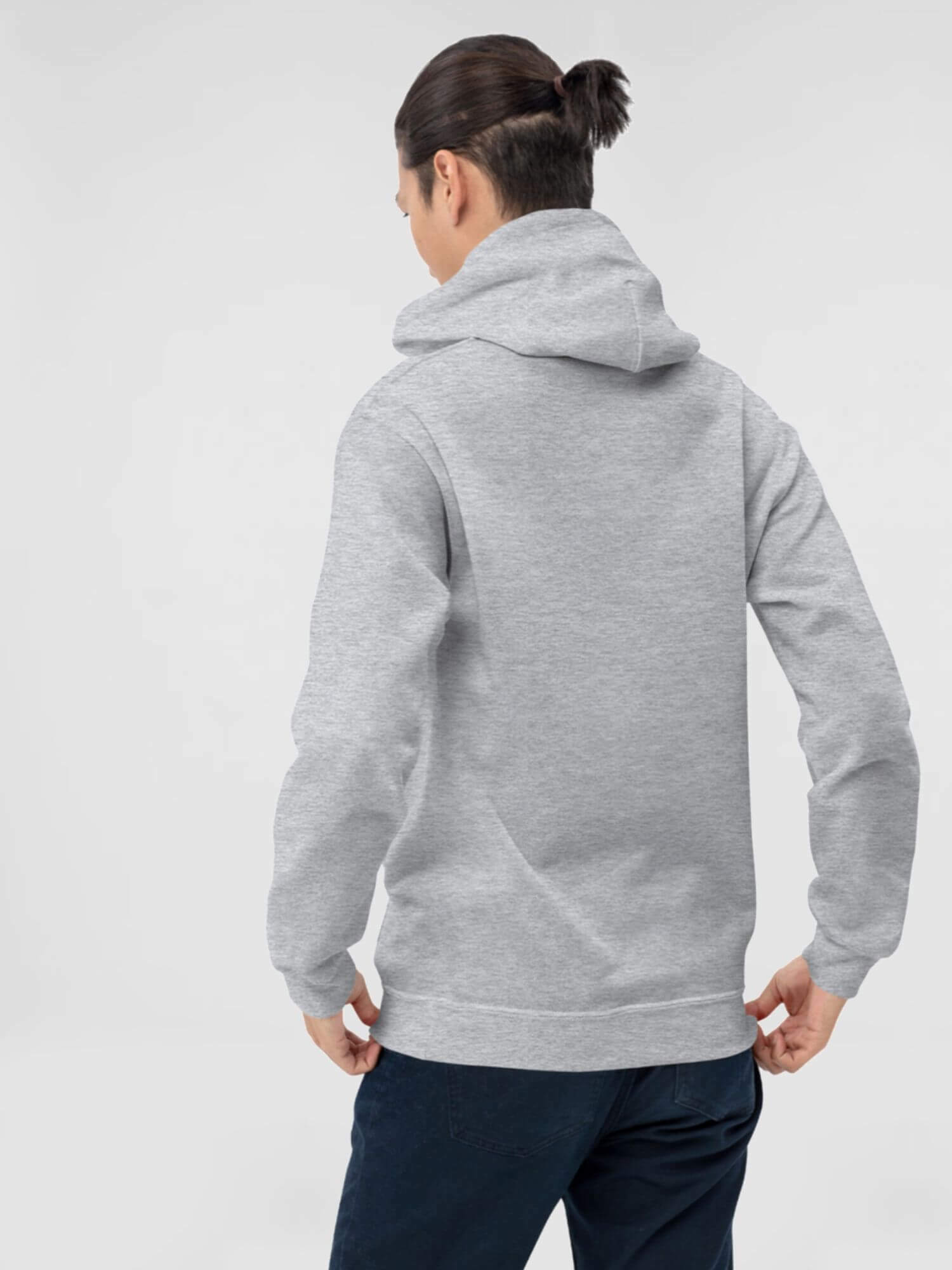 Gildan x miteigi Arch Logo Hoodie gray  Genderful  Unisex Anywear Men’s Women’s long sleeves hooded kanga pouch sweatshirts for tall plus size man woman  miteigi logo-branded in white with platinum red pattern MiteigiYūki fitness gym running sports mens womens sportswear