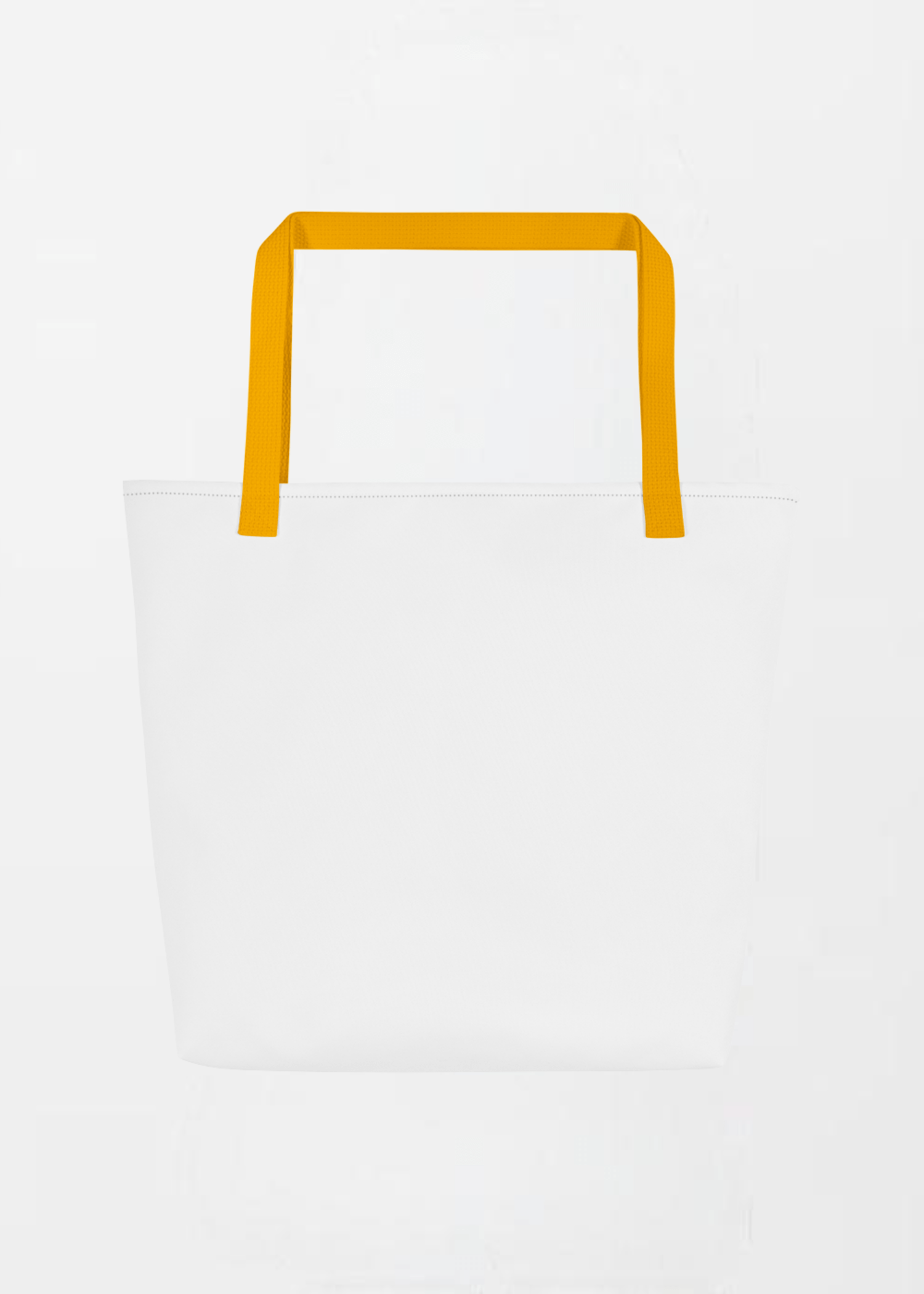 Large Arch Logo Tote Bag EST. 2017 yellow    miteigi Logo Branded product item miteigiYūki Fitness Sports Activewear by miteigi products brand items luggage baggage bags multicolor White