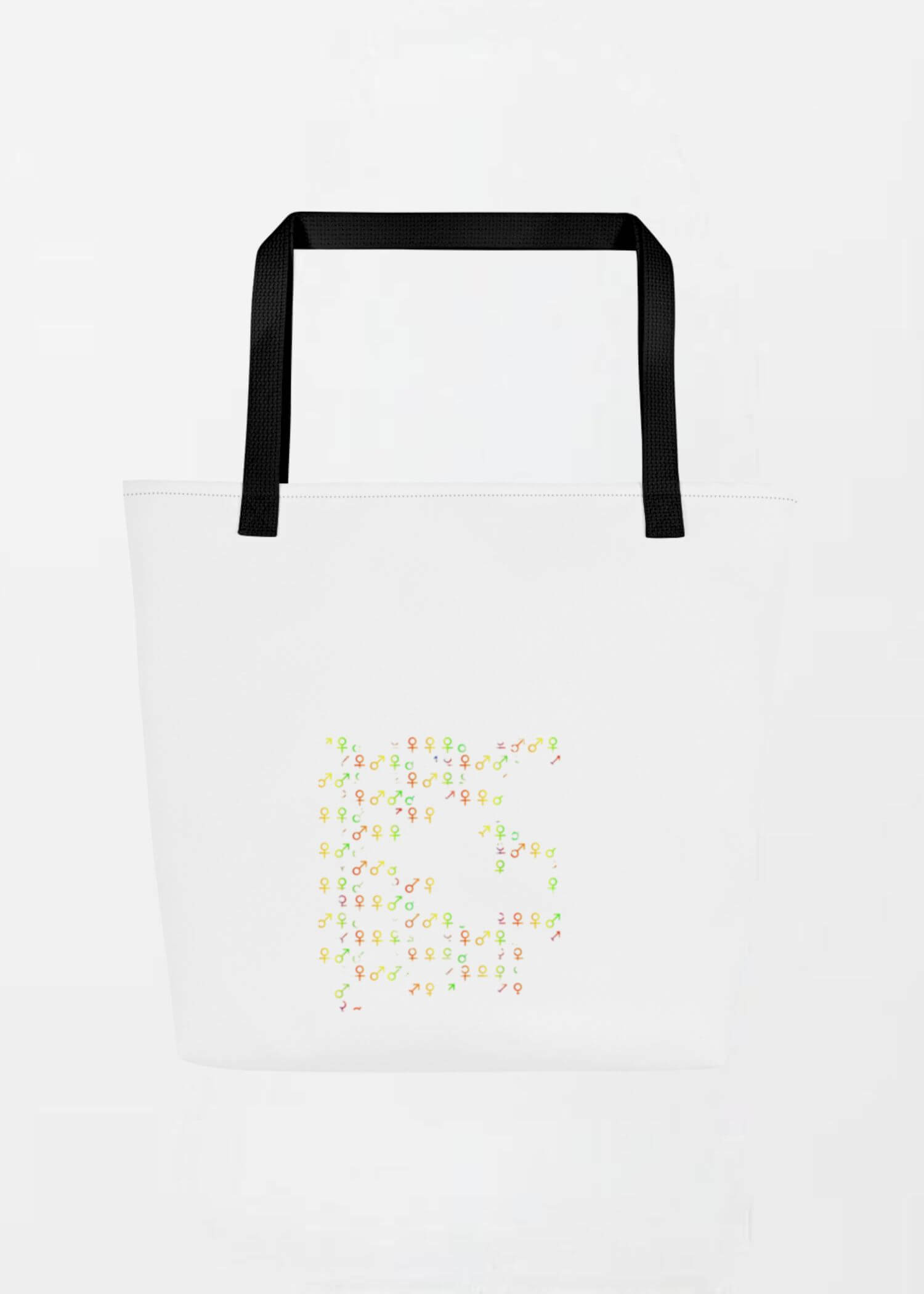 Large Unisex Tote Bag  miteigi Logo Branded product item miteigiYūki Fitness Sports Activewear by miteigi products brand items luggage baggage bags multicolor White red