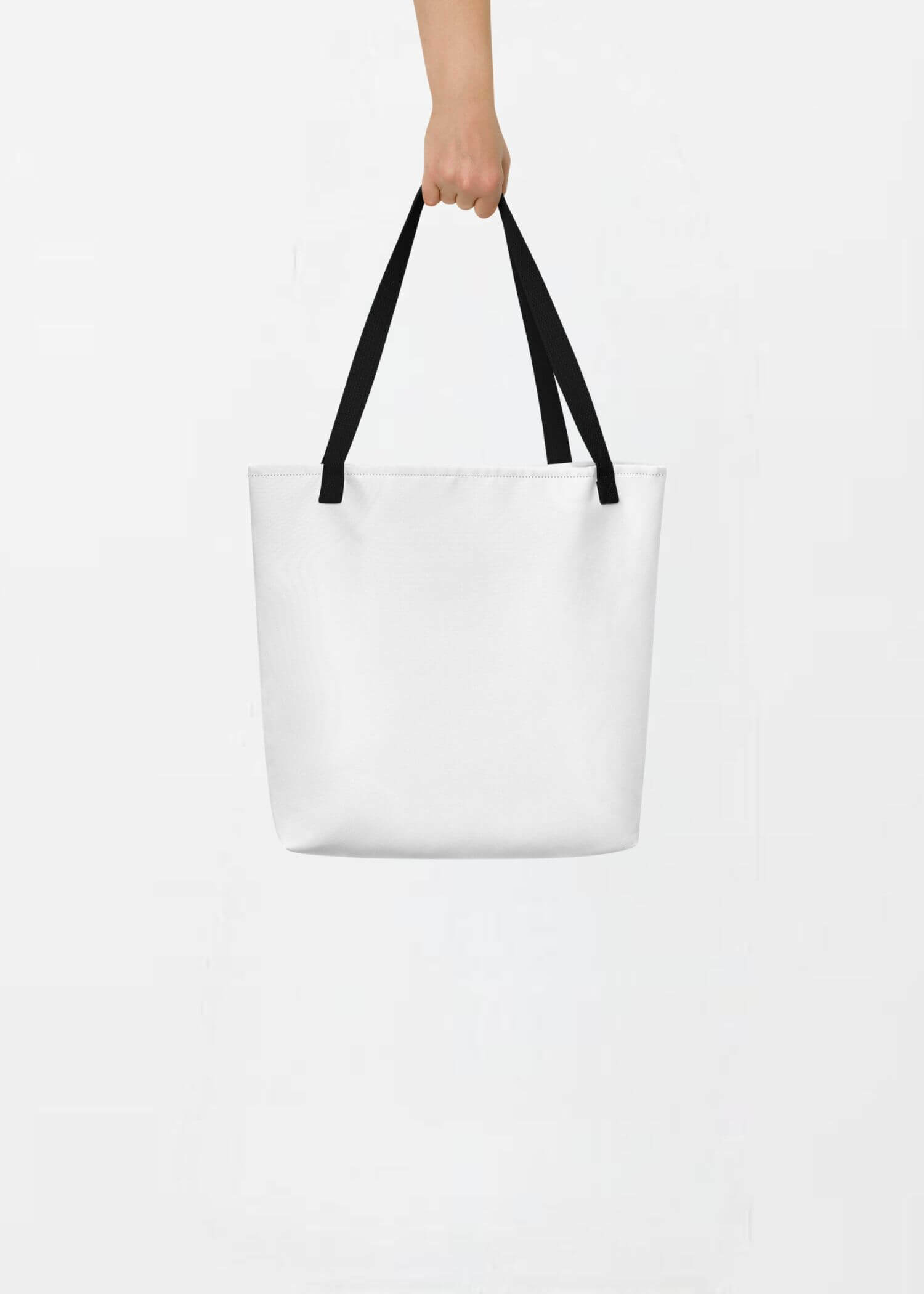 Large Unisex Tote Bag  miteigi Logo Branded product item miteigiYūki Fitness Sports Activewear by miteigi products brand items luggage baggage bags multicolor White red