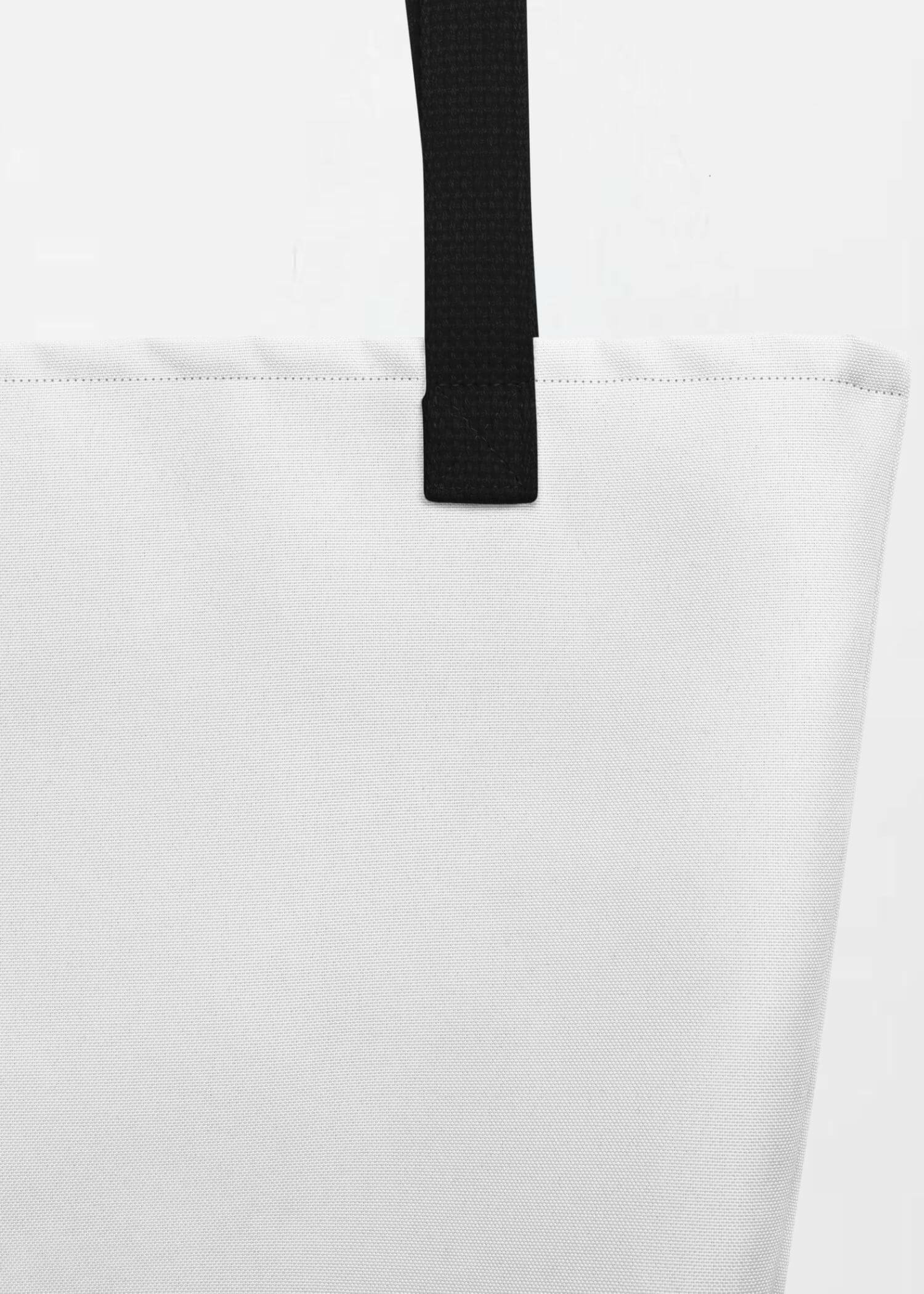Large Arch Logo Tote Bag est. 2017 miteigi Logo Branded product item miteigiYūki Fitness Sports Activewear by miteigi products brand items luggage baggage bags multicolor White black