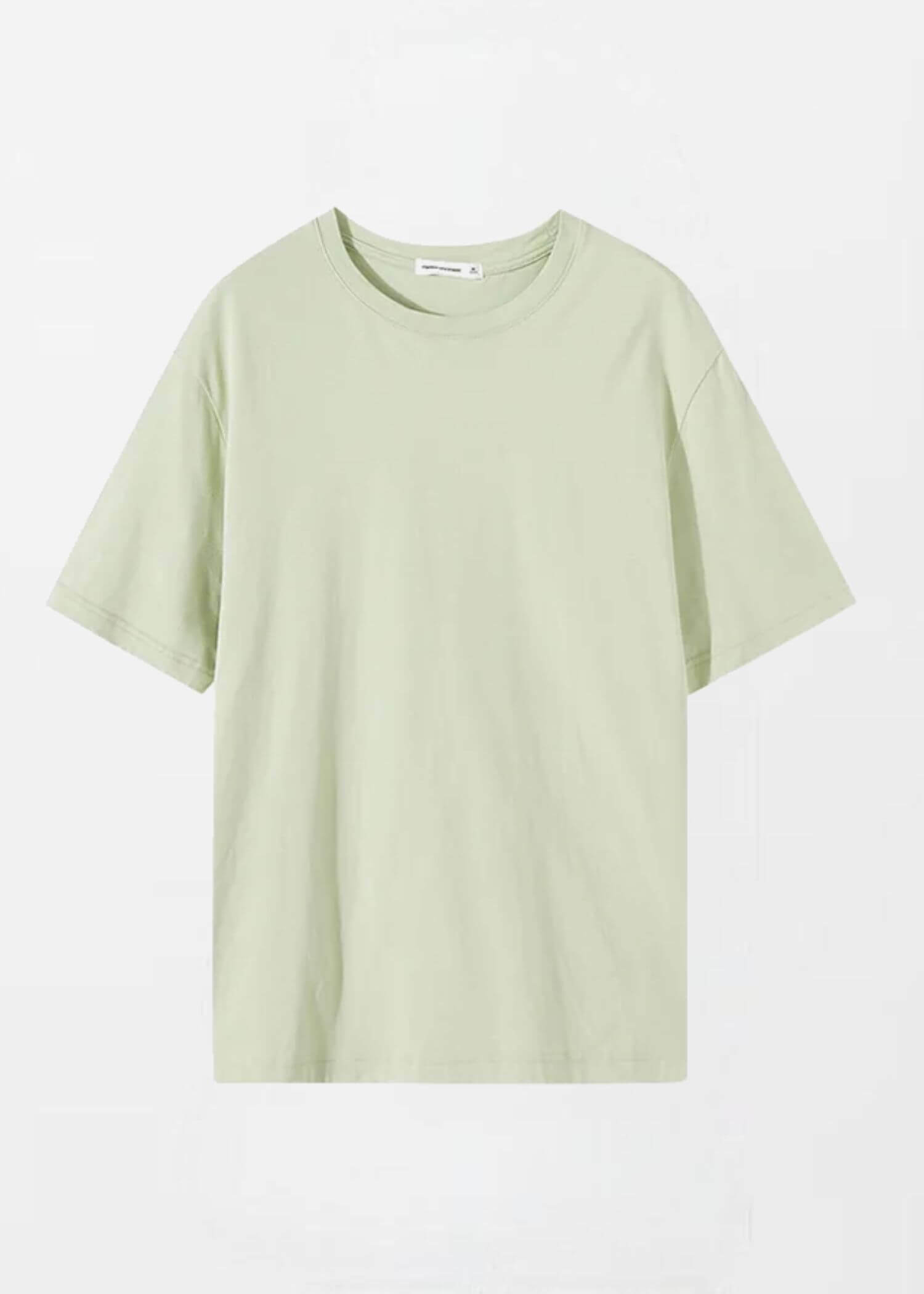 Classic Crewneck T-Shirt green  Men‘s Short Sleeves round crew neck 100% Cotton broadcloth Summer Fashion Comfort Tee Multi Color Tops O-neck T-shirts for man in light-green Mens petite-, tall-, plus-, size Meters bonwe Basic Solid Color High-Quality Brand
