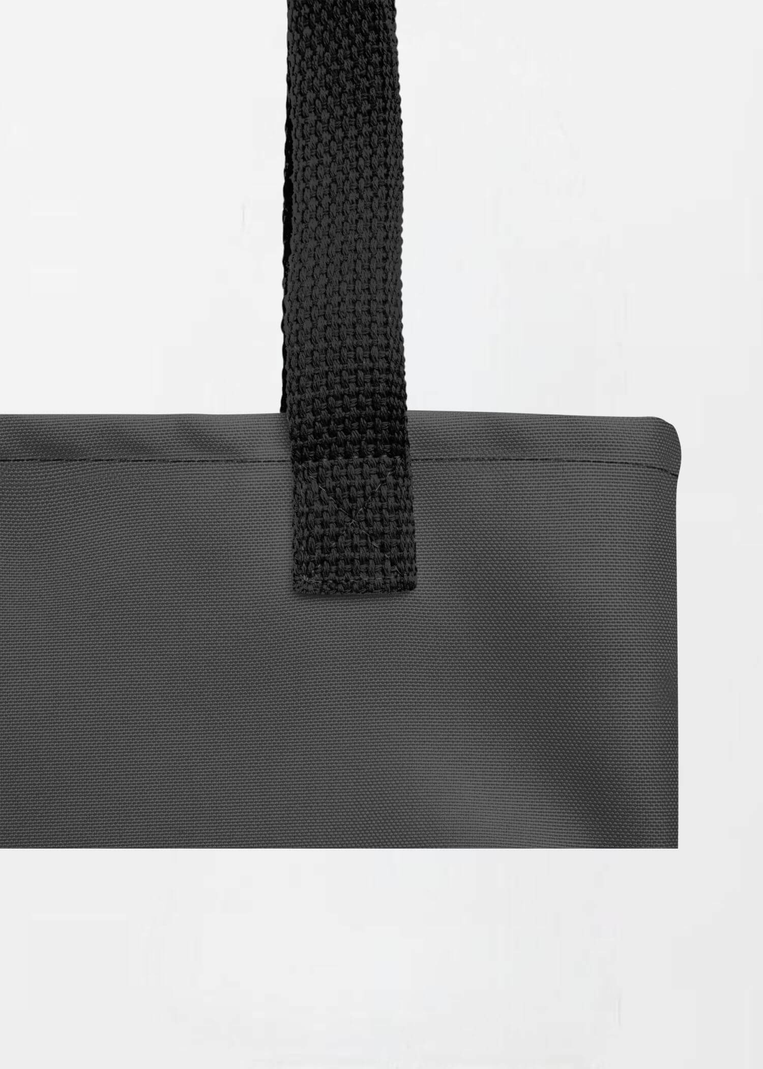 Arch Logo EST. 2017 miteigi Tote Bag black       miteigi Logo Branded product item Everyday Shopping Fitness Sports Activewear by miteigi products brand items luggage baggage bags