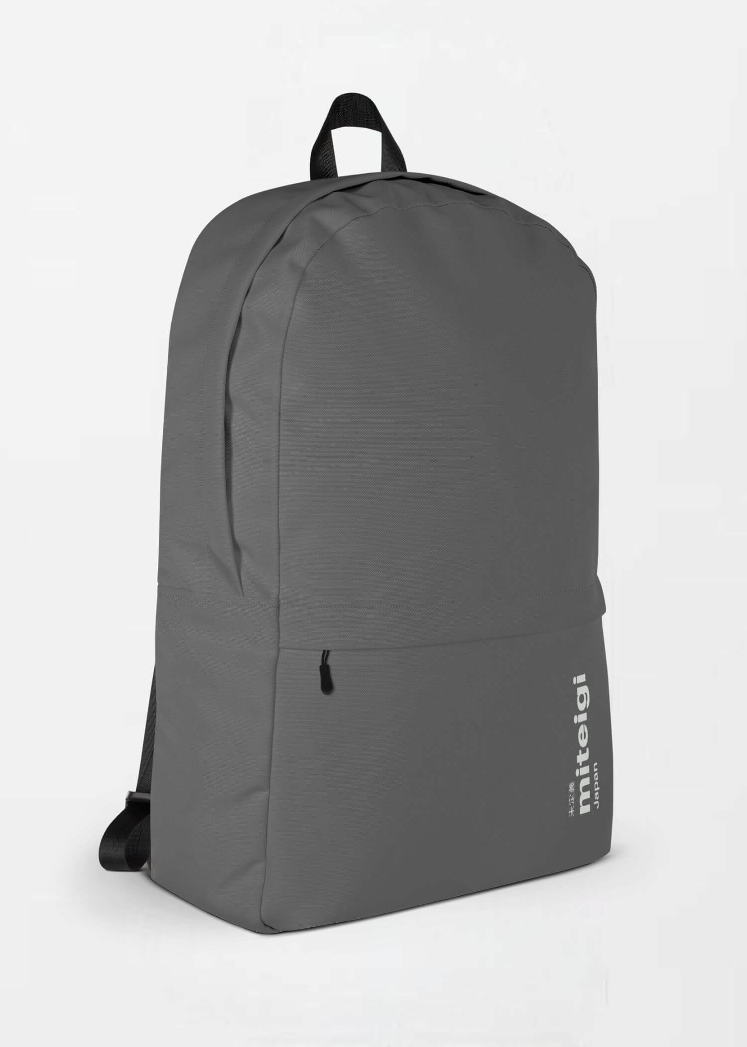 Backpack miteigi Logo charcoal      Outdoors Fitness Sports Activewear by miteigi products platinum brand items luggage travel vacation getaway holiday workwear baggage everyday bags Gray grey