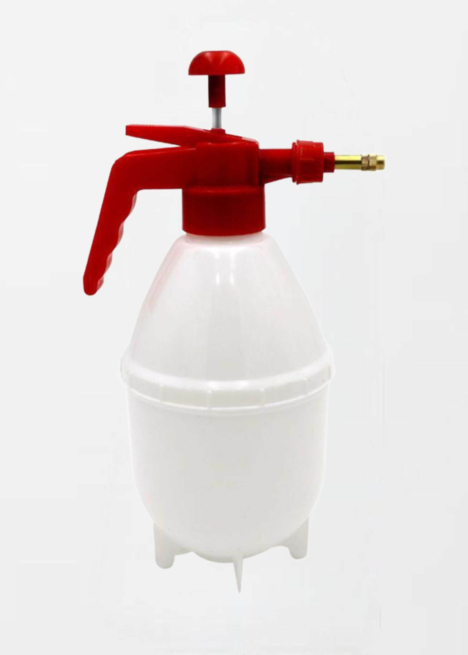 Water Sprayer  Gardening Cleaning Bottle Watering Pot Indoor Plant Pressure Garden Pump sprayers pots pumps in white with red handle accent