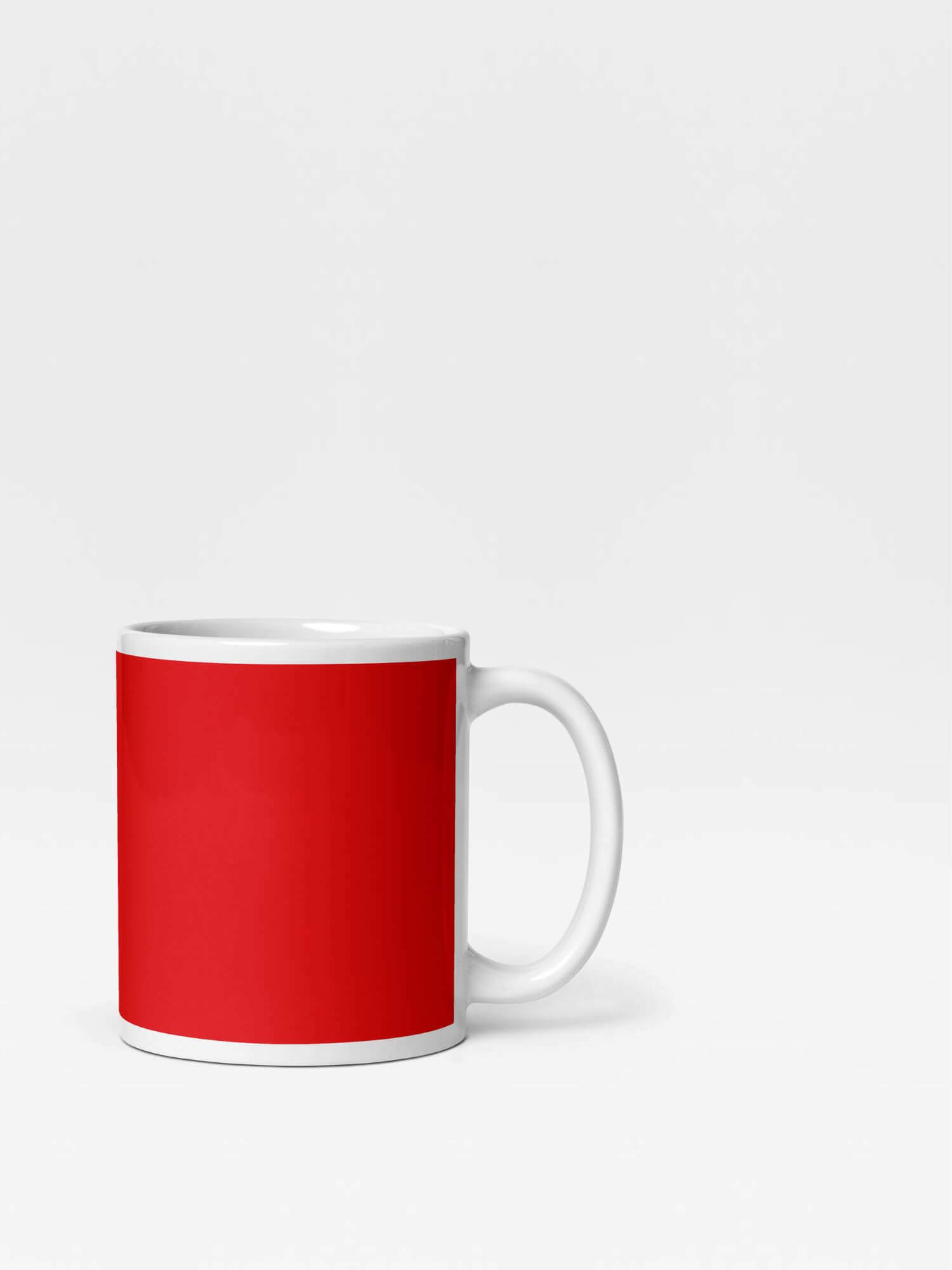 Glossy Hiroshima Toyo Carp Mug red                   Cartoon Japan sports character drinks cup coffee, tea, juice, milk drinking cups miteigi branded product item tumblers ceramics in white with red multicolor pattern Baseball sport gear Japanese Kure Ceramic Anime Fans Gifts mugs