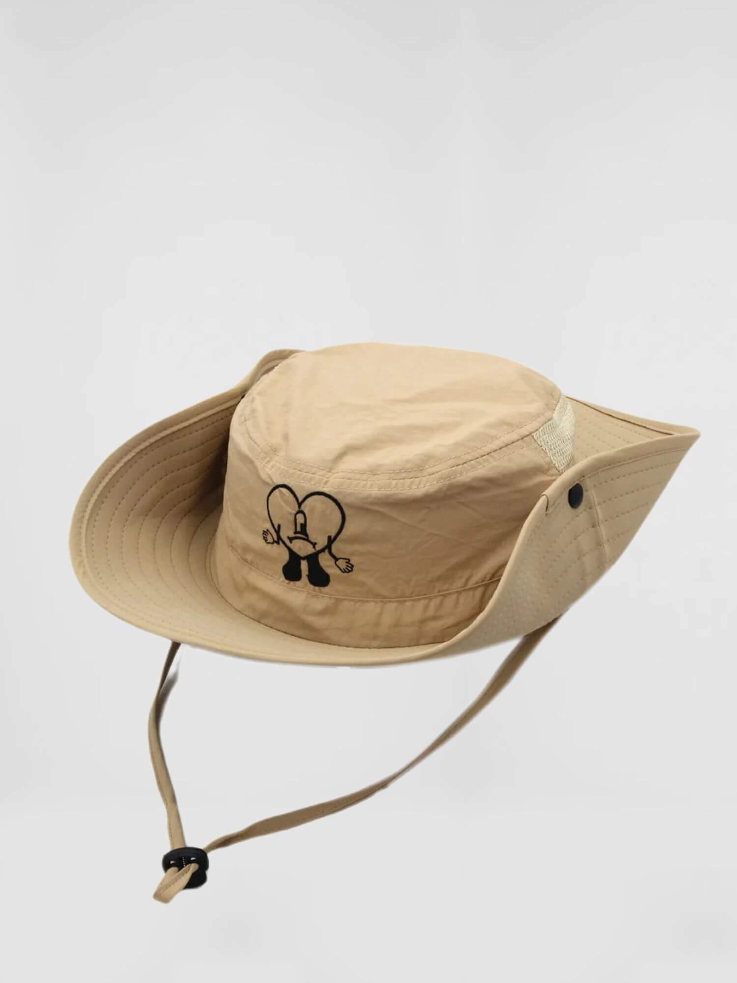 Safari Hat    Unisex anywear UV Sun Protection Caps Mens Womens Adjustable Windbreaker Rope Fashion Outdoor Sport Climbing Bucket Hats 56-58cm for Man Woman in Khaki Mens Womens heart cartoon headwear