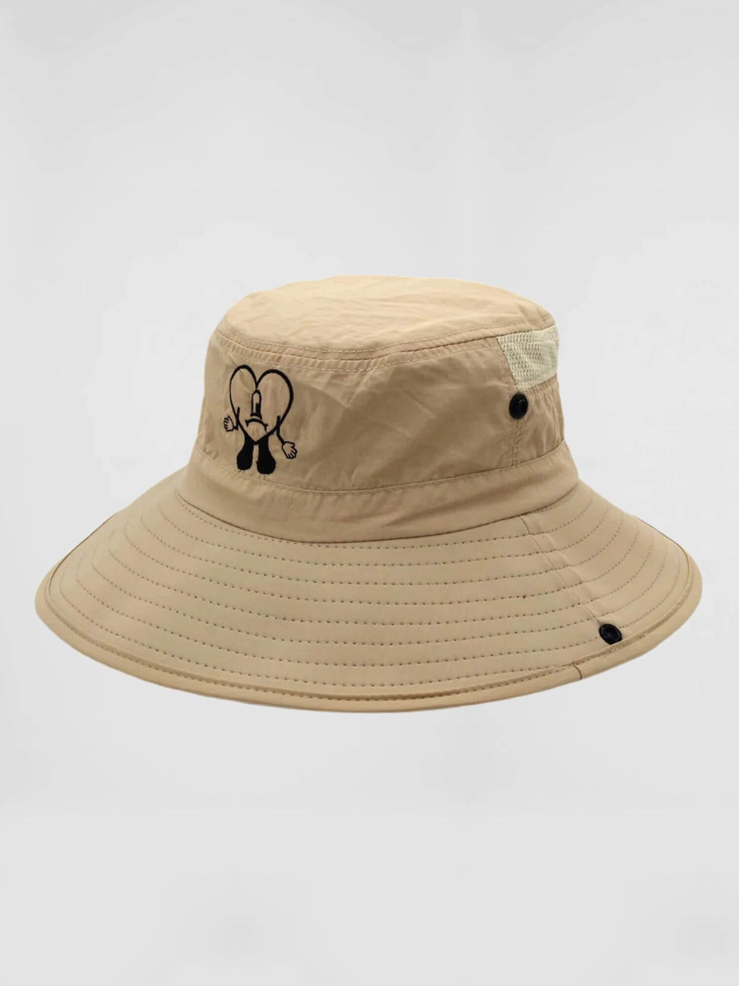 Safari Hat    Unisex anywear UV Sun Protection Caps Mens Womens Adjustable Windbreaker Rope Fashion Outdoor Sport Climbing Bucket Hats 56-58cm for Man Woman in Khaki Mens Womens heart cartoon headwear