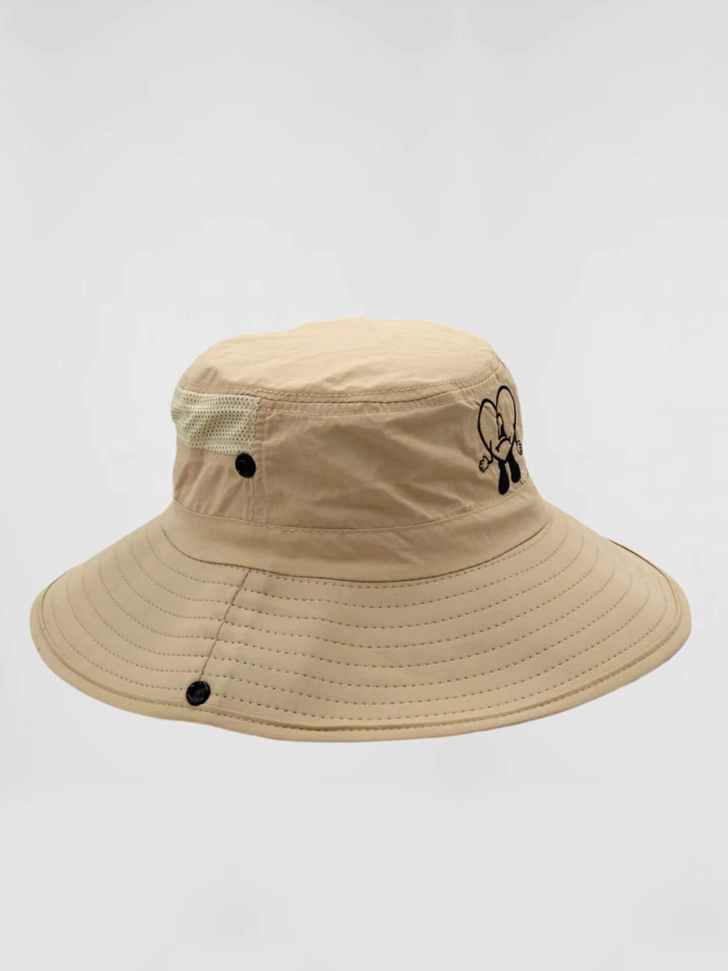 Safari Hat    Unisex anywear UV Sun Protection Caps Mens Womens Adjustable Windbreaker Rope Fashion Outdoor Sport Climbing Bucket Hats 56-58cm for Man Woman in Khaki Mens Womens heart cartoon headwear